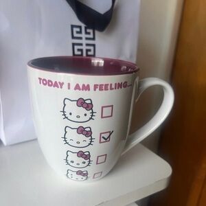 Hello Kitty Pink and White Mug